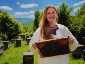 Entomologist Maggie Gill is recognised as a world leader in Tropilaelaps research.